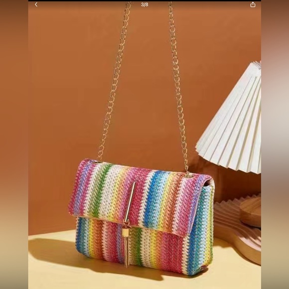 Woven shoulder Bag - Picture 2 of 6